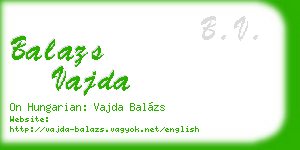 balazs vajda business card